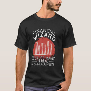Camiseta Assistente Financeiro - Analítico - Planilha de Pl