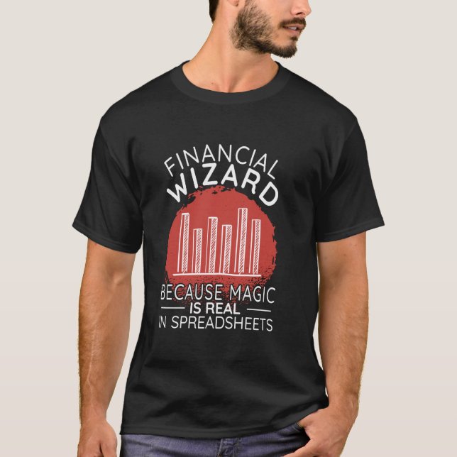 Camiseta Assistente Financeiro - Analítico - Planilha de Pl (Frente)