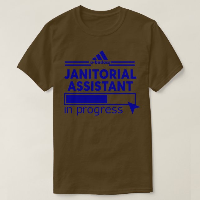 CAMISETA ASSISTENTE JANITORIAL (Frente do Design)