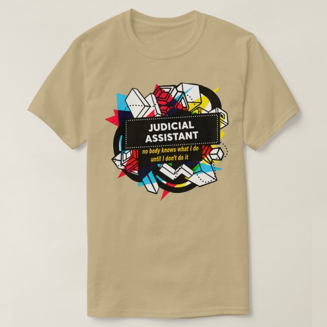 CAMISETA ASSISTENTE JUDICIAL (Frente do Design)