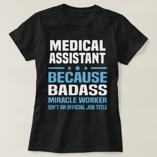 Camiseta Assistente médico (Frente do Design)