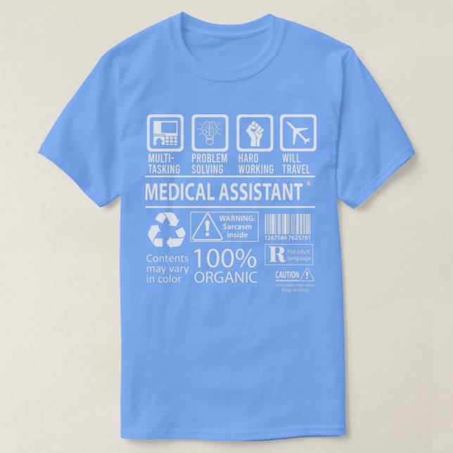 Camiseta Assistente médico 7 (Frente do Design)