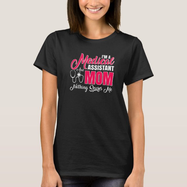 Camiseta Assistente Médico Acessórios Mãe Enfermeiros Regis (Frente)
