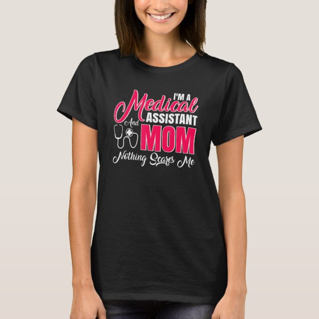 Camiseta Assistente Médico Acessórios Mãe Enfermeiros Regis (Frente)