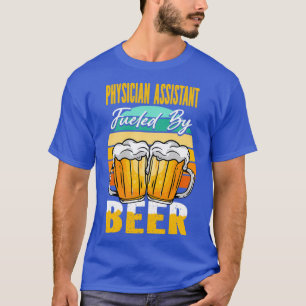 Camiseta Assistente Médico Alimentado Por Beer Funny Beer L