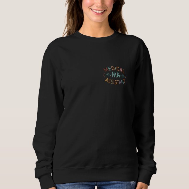 Camiseta Assistente médico assistente de MÃES CMA Enfermage (Frente)