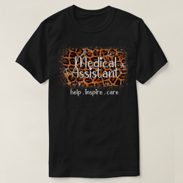 Camiseta Assistente Médico Assistente de Ofertas Certificad (Frente do Design)