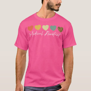 Camiseta Assistente médico assistente enfermeiro Estudo méd