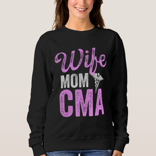Camiseta Assistente Médico Certificado Cma Assistente de Es (Frente)