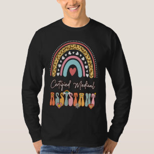 Camiseta Assistente médico certificado CMA Groovy Retro Rai