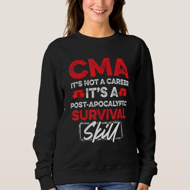 Camiseta Assistente Médico Certificado Cma Prática de Vida  (Frente)