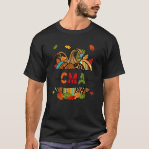Camiseta Assistente Médico Certificado de Outono CMA Enferm