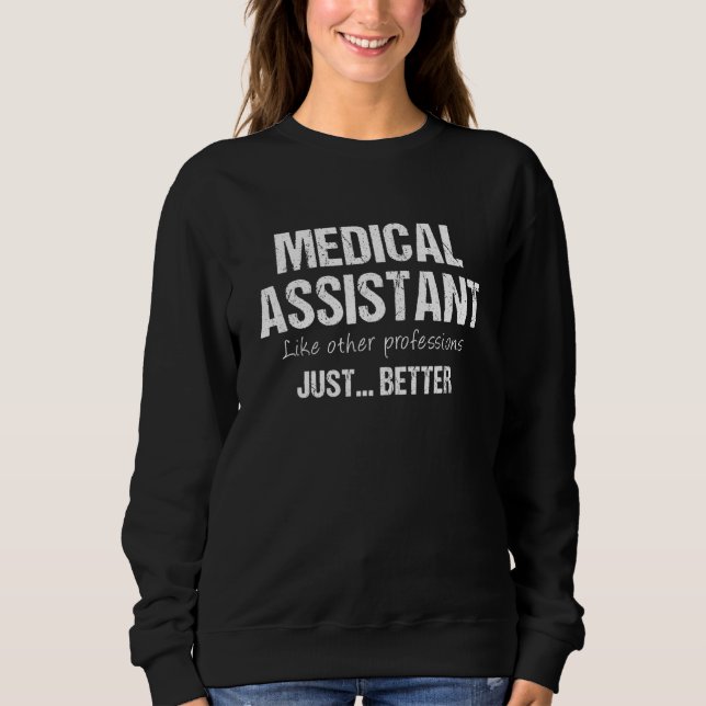 Camiseta Assistente Médico Como Outras Profissões Apenas Be (Frente)