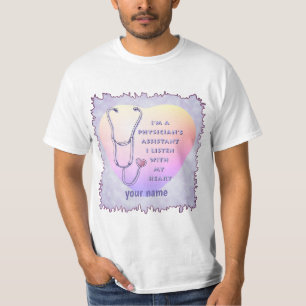 Camiseta Assistente Médico Coração