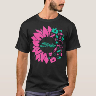 Camiseta Assistente médico Enfermeiro de girassol SEMANA 20