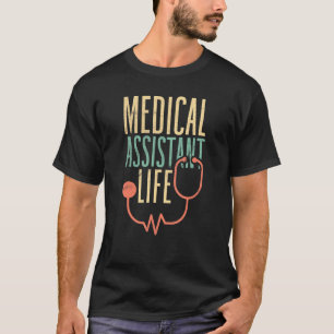 Camiseta Assistente médico Enfermeiro de Mães de Vida
