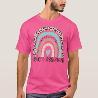 Camiseta Assistente médico enfermeiro Mãe Enfermeiro Leopar