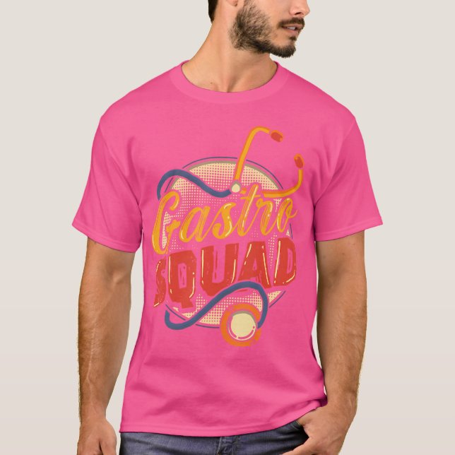 Camiseta Assistente médico Gastro-doutor Gastroenterologia (Frente)