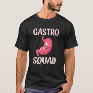 Camiseta Assistente Médico Gastroenterologia Gastro-Esquadr