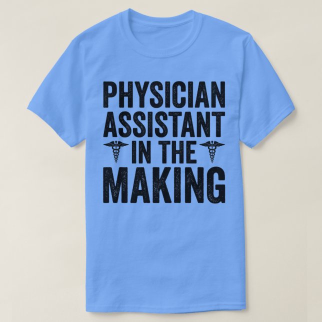 Camiseta Assistente Médico No Fazer (Frente do Design)