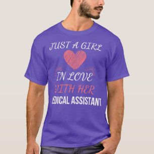 Camiseta Assistente Médico Oferece Namorada de Esposa Eu Am