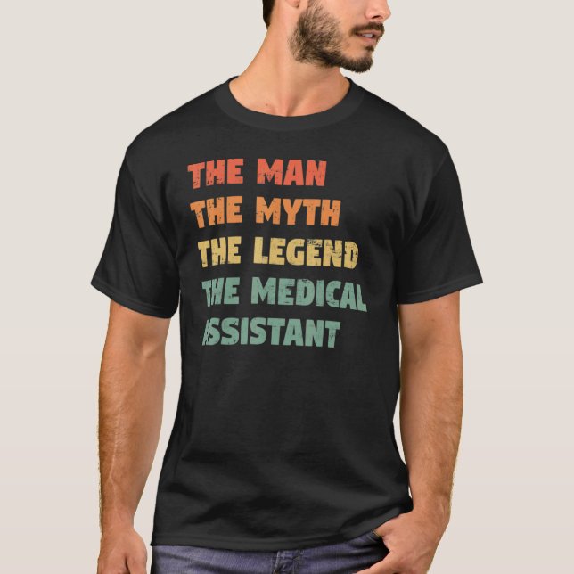 Camiseta Assistente Médico Para Ele (Frente)