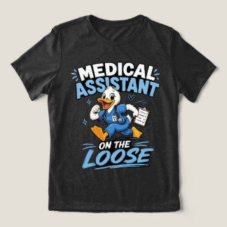 Camiseta Assistente Médico Pato Solto