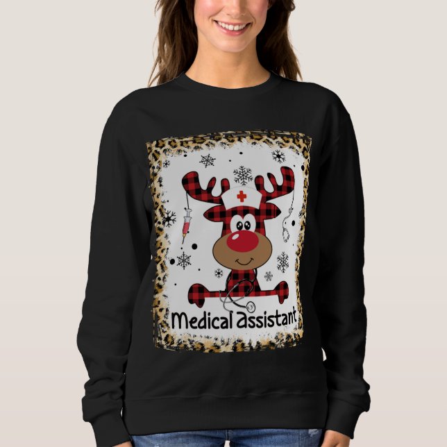 Camiseta Assistente Médico Sangrento de Natal (Frente)