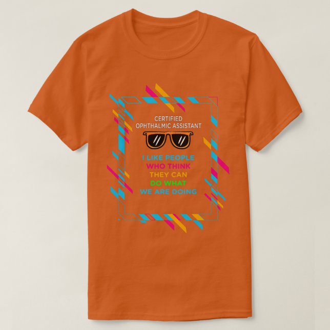 CAMISETA ASSISTENTE OFTALMICO CERTIFICADO (Frente do Design)