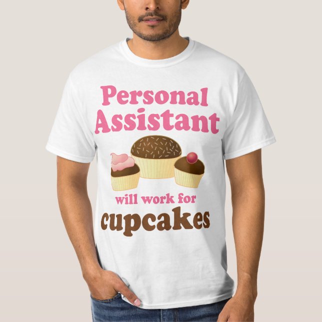Camiseta Assistente pessoal engraçado (Frente)