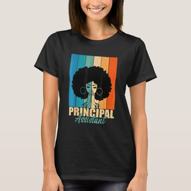 Camiseta Assistente Principal Afro-Cargo Colaborador V (Frente)