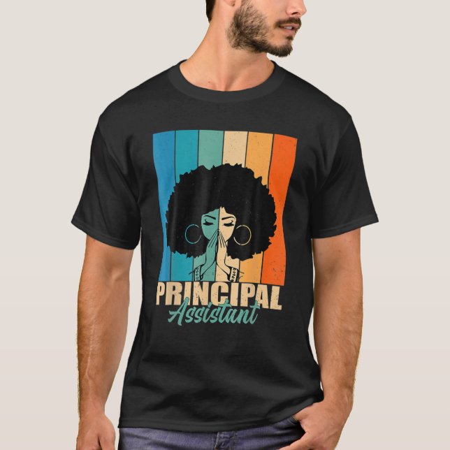 Camiseta Assistente Principal Afro-Cargo Colaborador V (Frente)