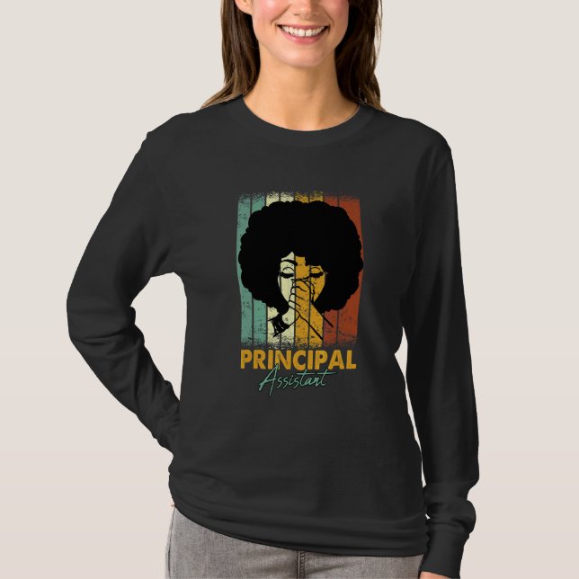 Camiseta Assistente Principal Afro-Cargo Colaborador V (Frente)