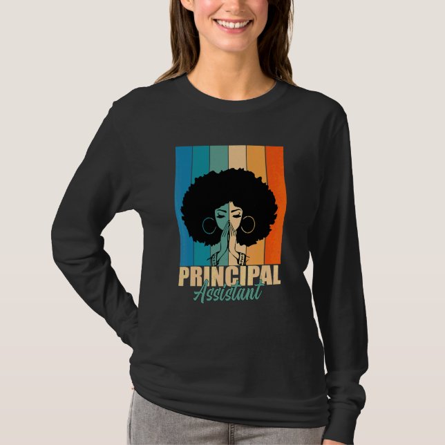 Camiseta Assistente Principal Afro-Cargo Colaborador V (Frente)