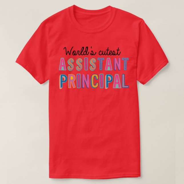 Camiseta Assistente Principal de Presentes Worldx27s Curtes (Frente do Design)