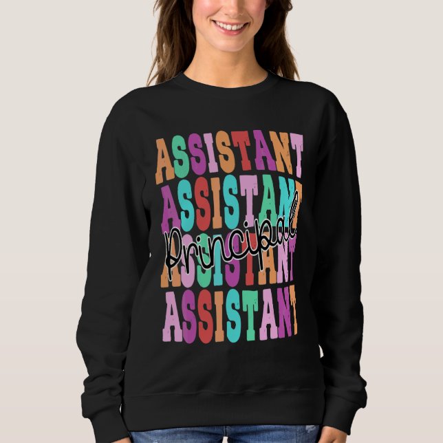 Camiseta Assistente Principal Educador de Estudantes Cute W (Frente)