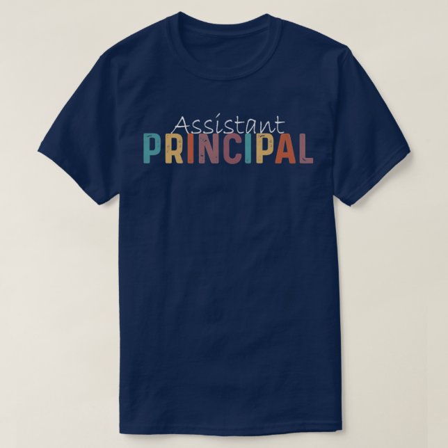 Camiseta Assistente Principal Funcionário de Título de Carg (Frente do Design)