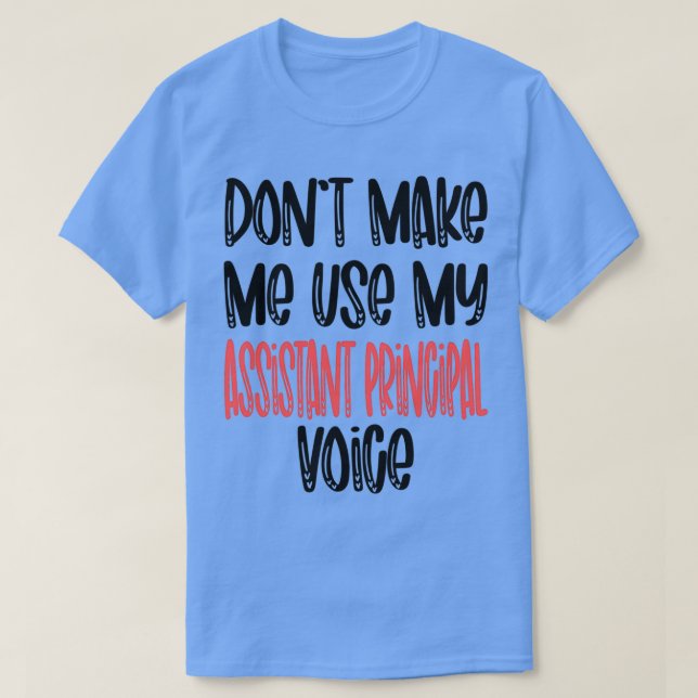 Camiseta assistente principal Funny Presente Idea assistent (Frente do Design)