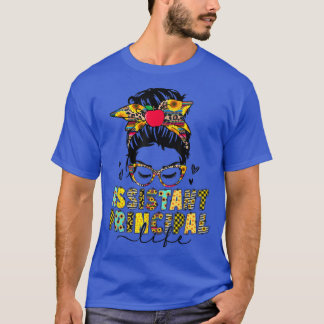 Camiseta Assistente Principal Mensagem de Arma Cortada Prim