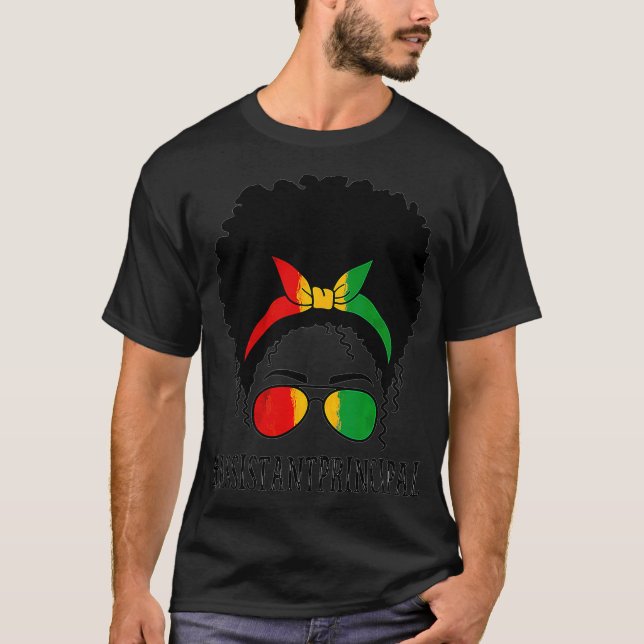 Camiseta Assistente Principal Mulheres Mensageiras História (Frente)