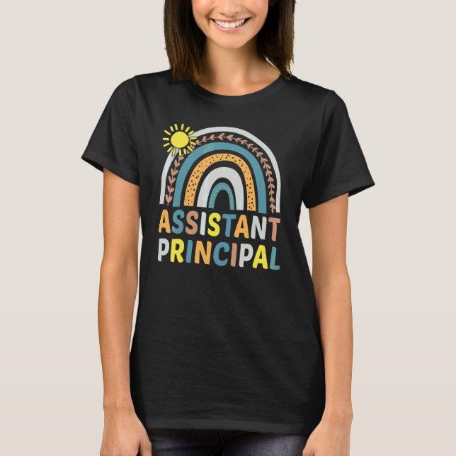 Camiseta Assistente Principal Trabalho de Título de Trabalh (Frente)