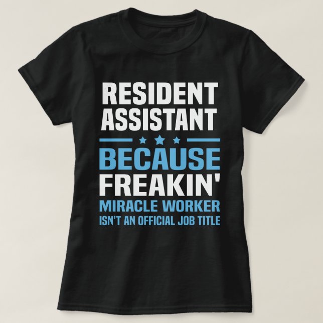 Camiseta Assistente Residente (Frente do Design)