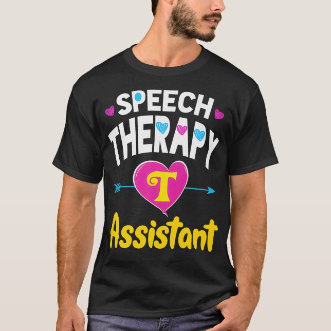 Camiseta Assistente SLP de Fala do Assistente de Patologia  (Frente)