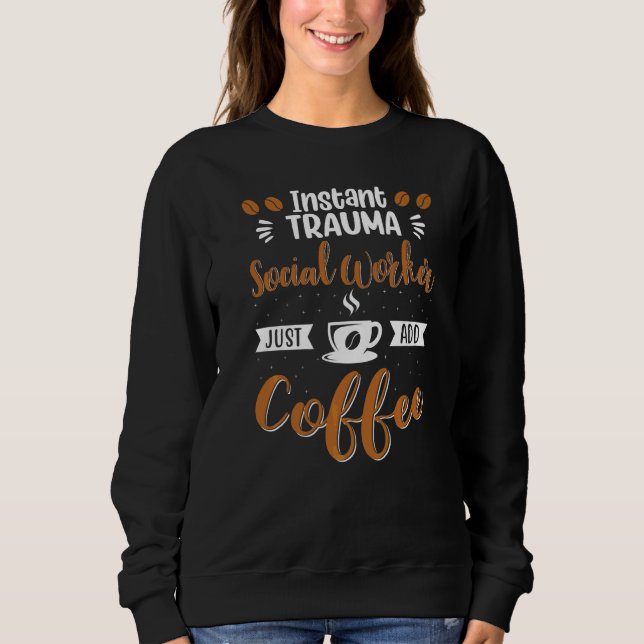 Camiseta Assistente Social de Trauma Instantâneo Basta Adic (Frente)