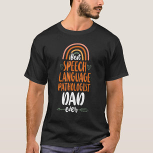 Camiseta Assistente Terapêutico de Fala Pai SLP Rainbow