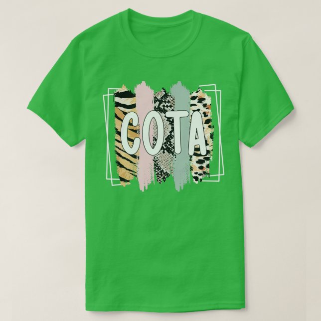 Camiseta Assistente Terapêutico Ocupacional Certificado COT (Frente do Design)