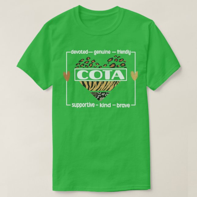 Camiseta Assistente Terapêutico Ocupacional Certificado COT (Frente do Design)
