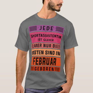 Camiseta Assistente treinador de aniversário nascer de feve