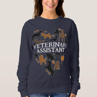Camiseta Assistente veterinário do funcionarios clínico de 