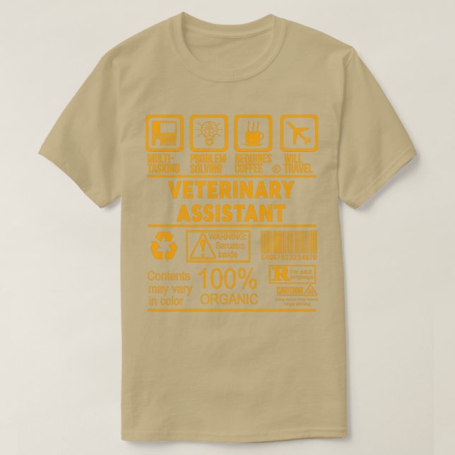 CAMISETA ASSISTENTE VETERINÁRIO NICE DESIGN 2017 2 (Frente do Design)
